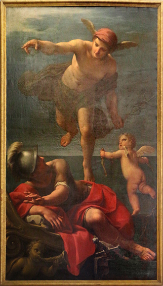 Mercury Appears to Aeneas in a Dream by Marcantonio Franceschini (1710's)