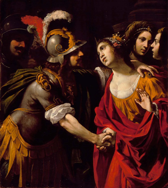 Dido & Aeneas by Rutilio Manetti (c.1630)